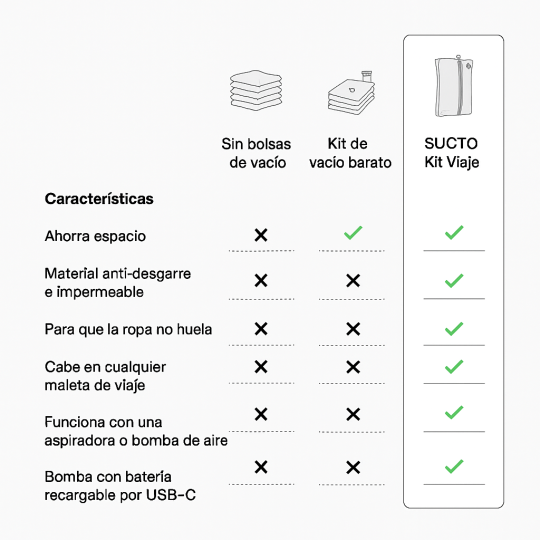 SUCTO Kit Viaje