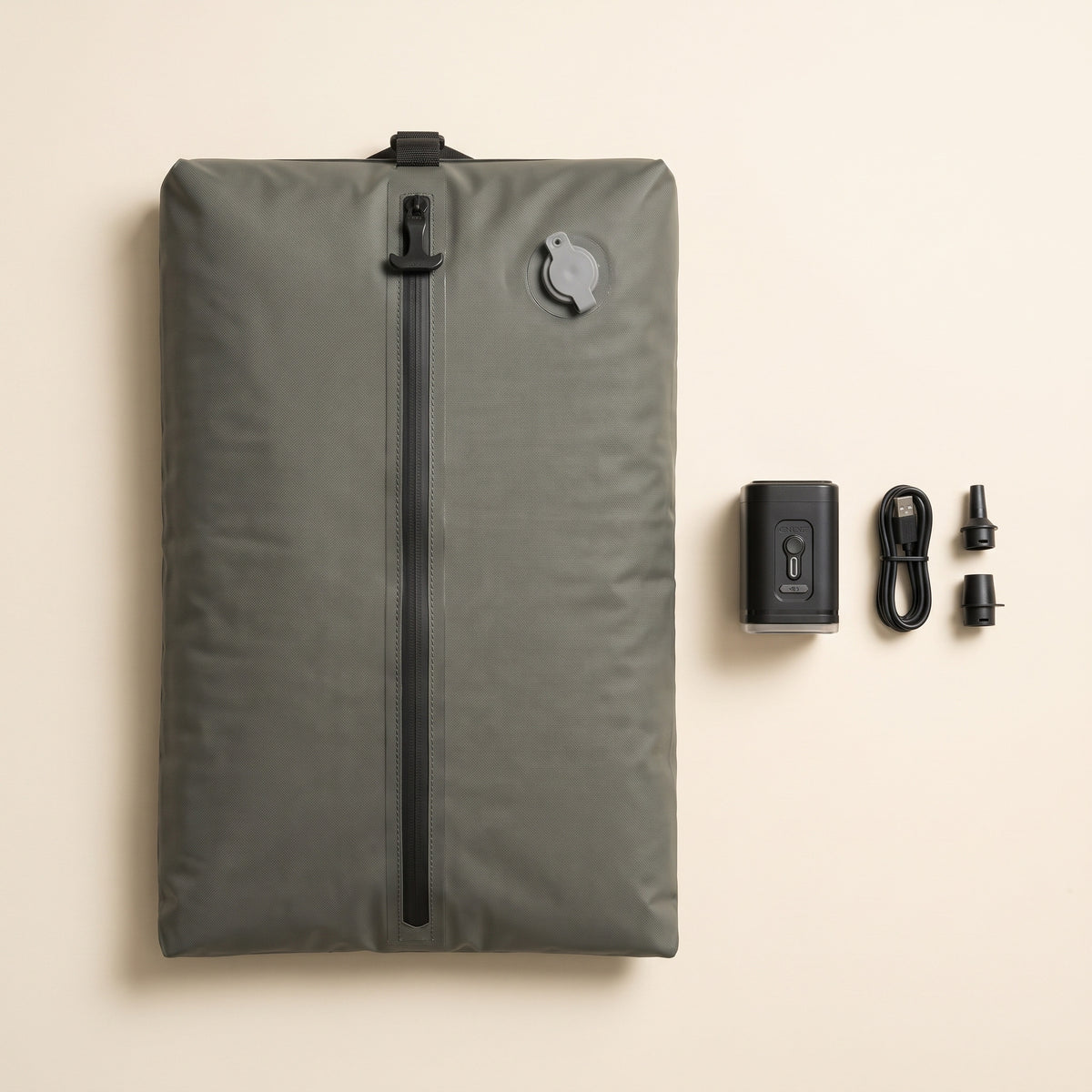 Kit L SUCTO con su bomba, cable USB-C y boquillas