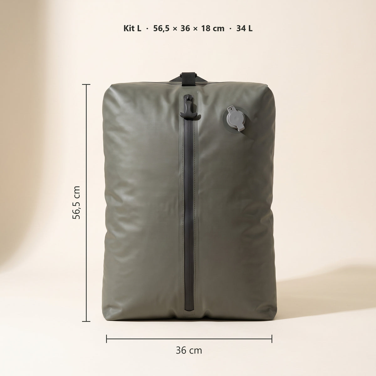 Medidas del Kit L SUCTO: 56,5 x 36 x 18 cm